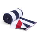 Lord Nelson badhanddoek wit/blauw/rood 80 x 160 cm