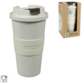 Zuperzozial reisbeker Time-Out wit 480 ml