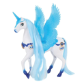 Toi-Toys Ice Princess droom paard met licht en geluid blauw 29 cm