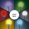 EASYmaxx Solar tuinverlichting met kleuren set van 4