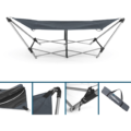 Hangmat met inklapbaar frame 241 cm
