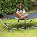 Hangmat met inklapbaar frame 241 cm