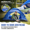 Campunity tent met geïntegreerd luchtbed 230 cm
