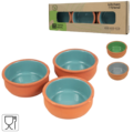 Kitchentrend Tapas-Schalen 12 cm 3 Stück 3 sortiert