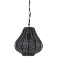 Light en Living hanglamp Micha mat zwart 30 cm