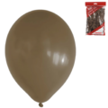 Everts ballonnen Décor bruin 35 cm 50 stuks