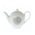 402230-17 Teekanne Blume weiß 24 cm