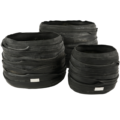 Design Blumentopf recycelter Fahrradreifen Moniek Vanden Berghe 3er-Set