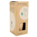 Zuperzozial beker Reload-Cup beige 400 ml set van 4