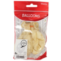 Amscan ballonnen confetti transparant 27,5 cm 6 stuks
