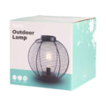 Outfit Outdoor LED Batteriebetriebene Laterne schwarz 28 cm