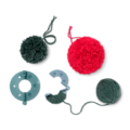DIY slinger Merry Christmas pompom 20-delig