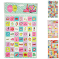 Stickers 26 cm 112 stuks 4 assorti
