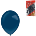Everts ballonnen Decerator Metallic blauw 13 cm 100 stuks