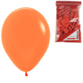 Everts ballonnen Décor oranje 28 cm 50 stuks