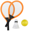 Tennis-Set mit Ball und Federball, 4-teilig
