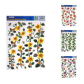 Raamsticker bloemen 42 cm 4 assorti