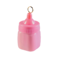Ballongewicht Babyfles roze 9 cm
