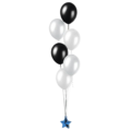 Ballongewicht Ster blauw 10 cm