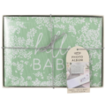 Ginger Ray fotoalbum Hello Baby linnen groen 21 cm