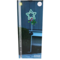 Solar-Gartenstecker Linny Star Neon 76 cm