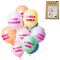 Ballonnen B-day Candy Girl 30 cm set van 12