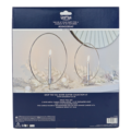 Ginger Ray kerzenhalter silberfarben 27 cm 2er set