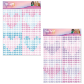 Glam Girls stickers diamond A5 2 assorti