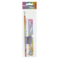 Schrijfset eenhoorn 19 cm set van 4