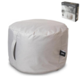 Gusta poef grijs opblaasbaar 50 cm