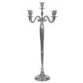 Kandelaar Classic aluminium zilverkleurig 144 cm