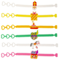 Armband Sinterklaas 19 cm 12 stuks 6 assorti