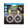 Grundig solar knipperende theelichtjes 5,5 cm set van 2 B-keus