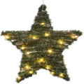 Kerstster met LED verlichting op batterij 30 cm
