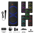 N-GEAR LGP72 karaoke set bluetooth speaker met microfoon 450 w