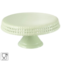 J-LINE taartplateau keramiek groen 25 cm