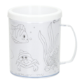 Kleur je eigen beker zeedieren 250 ml