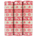 Serpentines kiss/love 4 meter set van 3