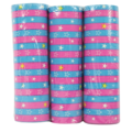 Serpentines roze/blauw 4 meter set van 3