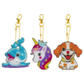 Diamond Painting sleutelhanger DIY 3 assorti
