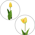 Kunstbloem Tulp 54 cm 6 assorti