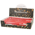 Stern Fabrik dinerkaars twist rood 2,2 x 25 cm