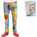 Stretch legging flower power kinderen