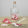 Ginger Ray liefdespost stolp Message in a Bottle 23 cm
