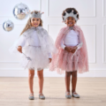Ginger Ray Blush & Silver Star Cape tule roze 4 tot 6 jaar