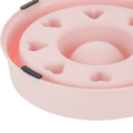 Relaxdays honden anti-schrok voerbak hartjes roze 19,5 cm