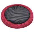 Hondenmand XL Donut bordeaux 100 cm