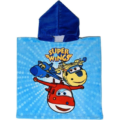 Superwings poncho handdoek blauw 50 x 100 cm