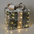 Cadeaudoos met LED verlichting op batterij 26 cm set van 3