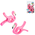 Handdoek XL clip Flamingo set van 2